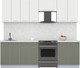 Миниатюра изображения товара Кухонный гарнитур Интерлиния Мила Пластик 2.5 А (зефирный/кварцевый/опал светлый)