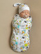 Миниатюра изображения товара Пеленка-кокон детская Amarobaby Soft Hugs Космос / AMARO-5701SH2-CO-68 (р.68-74)