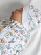 Миниатюра изображения товара Пеленка-кокон детская Amarobaby Soft Hugs Цветы / AMARO-5701SH2-CV-68 (р.68-74)