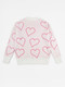 Миниатюра изображения товара Свитер детский Amarobaby Heart / AB-OD24-H26/33-128 (молочный, р.128)