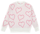 Миниатюра изображения товара Свитер детский Amarobaby Heart / AB-OD24-H26/33-128 (молочный, р.128)