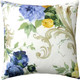Миниатюра изображения товара Подушка декоративная MATEX Concept Line. Синие розы и вензель / 33-653 (белый/синий)
