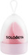 Миниатюра изображения товара Спонж для макияжа Solomeya Microfiber Velvet Sponge Peach / 06-945 (персик)