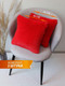Миниатюра изображения товара Комплект подушек декоративных MATEX Plush Line / 55-235 (2шт, красный)