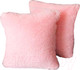 Миниатюра изображения товара Комплект подушек декоративных MATEX Plush Line / 55-266 (2шт, розовый)