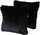 Миниатюра изображения товара Комплект подушек декоративных MATEX Plush Line / 55-280 (2шт, черный)
