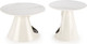 Миниатюра изображения товара Комплект журнальных столиков Halmar Osario / V-CH-OSARIO-LAW (мрамор белый/белый)