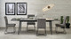 Миниатюра изображения товара Обеденный стол Halmar Charles (серый мрамор/черный)