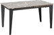 Миниатюра изображения товара Обеденный стол Halmar Felix (серый мрамор/черный)