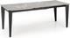 Миниатюра изображения товара Обеденный стол Halmar Felix (серый мрамор/черный)