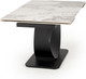 Миниатюра изображения товара Обеденный стол Halmar Fernando (белый мрамор/черный)