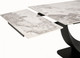 Миниатюра изображения товара Обеденный стол Halmar Fernando (белый мрамор/черный)