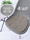 Миниатюра изображения товара Комплект подушек на стул MATEX Elegant / 64-701 (4шт, светло-бежевый)