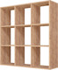 Миниатюра изображения товара Стеллаж Polini Kids Кубический 9 секций / 0001694.171  (дуб крафт золотой)