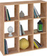Миниатюра изображения товара Стеллаж Polini Kids Кубический 9 секций / 0001694.171  (дуб крафт золотой)