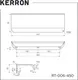 Миниатюра изображения товара Ручка для мебели Kerron RT-006-450 SC (матовый хром)