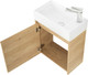 Миниатюра изображения товара Тумба с умывальником BelBagno Kraft MINI-500/260-1A-SO-RNN-L + 7045-KL