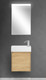 Миниатюра изображения товара Тумба с умывальником BelBagno Kraft MINI-500/260-1A-SO-RNN-L + 7045-KL