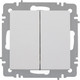 Миниатюра изображения товара Выключатель INTRO Accent 6-104-01 / Б0063452 (белый)