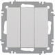 Миниатюра изображения товара Выключатель INTRO Accent 6-106-01 / Б0063531 (белый)