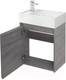 Миниатюра изображения товара Тумба с умывальником BelBagno Kraft MINI-500/260-1A-SO-CG-L + 7045-KL