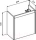 Миниатюра изображения товара Тумба с умывальником BelBagno Kraft MINI-500/260-1A-SO-CG-L + 7045-KL