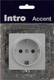Миниатюра изображения товара Розетка INTRO Accent 6-202-01 / Б0063678 (белый)
