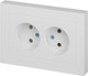 Миниатюра изображения товара Розетка INTRO Accent 6-204-01 / Б0063447 (белый)