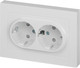 Миниатюра изображения товара Розетка INTRO Accent 6-208-01 / Б0063528 (белый)