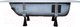 Миниатюра изображения товара Ванна стальная Smavit Cassia Titanium 140x70 (с ножками Etalon)