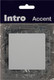 Миниатюра изображения товара Выключатель INTRO Accent 6-109-01 / Б0063602 (белый)