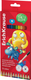 Миниатюра изображения товара Набор акварельных карандашей Erich Krause Jolly Friends / 61795 (12цв)