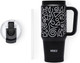 Миниатюра изображения товара Термокружка Miku TH-MG-900-BWLN (950мл, черный/белые линии)