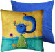 Миниатюра изображения товара Подушка декоративная MATEX Kotoklism line. На рыбке / 28-871 (зеленый/оранжевый/синий)
