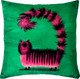 Миниатюра изображения товара Подушка декоративная MATEX Kotoklism line. Малиновый кот / 28-918 (зеленый, малиновый)