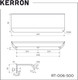 Миниатюра изображения товара Ручка для мебели Kerron RT-006-500 BL (матовый черный)