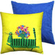 Миниатюра изображения товара Подушка декоративная MATEX Kotoklism line. Кот-скамейка / 52-135 (желтый/зеленый/синий)