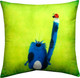 Миниатюра изображения товара Подушка декоративная MATEX Kotoklism line. Божья коровка / 52-180 (лайм/белый/синий)