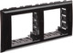Миниатюра изображения товара Рамка для выключателей и розеток DKC Avanti 4402914 (черный)