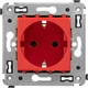 Миниатюра изображения товара Розетка DKC Avanti 4401003 (красный квадрат)