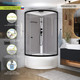 Миниатюра изображения товара Душевая кабина Domani-Spa Simple 99 high Black / DS01Sm99HGrCl00.Gt-V1.2-Black (серый/прозрачное стекло)