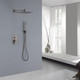 Миниатюра изображения товара Душевая система со смесителем Abber Daheim AF8219NG (никель)