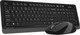 Миниатюра изображения товара Комплект клавиатура и мышь A4Tech Fstyler FG1010S (черный/серый)