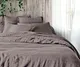 Миниатюра изображения товара Комплект постельного белья Koenigson №17-1506 Теплый лен Семейный простыня на резинке 200х200х30 (Niklas)