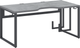 Миниатюра изображения товара Компьютерный стол Millwood Каир 2 с вырезом 160x80x74.2 (бетон/графит)