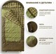 Миниатюра изображения товара Спальный мешок RSP Outdoor Chill 200 Big  / SB-СH-200-BIG-GNBR-L (зеленый/коричневый)