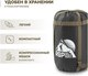 Миниатюра изображения товара Спальный мешок RSP Outdoor Chill 200 Big  / SB-СH-200-BIG-GNBR-L (зеленый/коричневый)