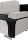Миниатюра изображения товара Диван KRONES Атлант (велюр черный/молочно-серый)