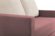 Миниатюра изображения товара Диван KRONES Афродита выкатная 195x140 (велюр пыльная роза/кремовый)