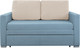 Миниатюра изображения товара Диван KRONES Афродита выкатная 195x140 (велюр голубой/кремовый)
